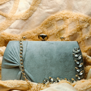 Velvet Touch – Hand Embroidered Clutch Bag