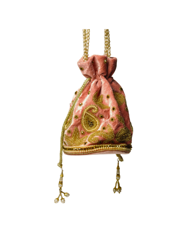 Designer Potli Style Evening Purse - Image 4