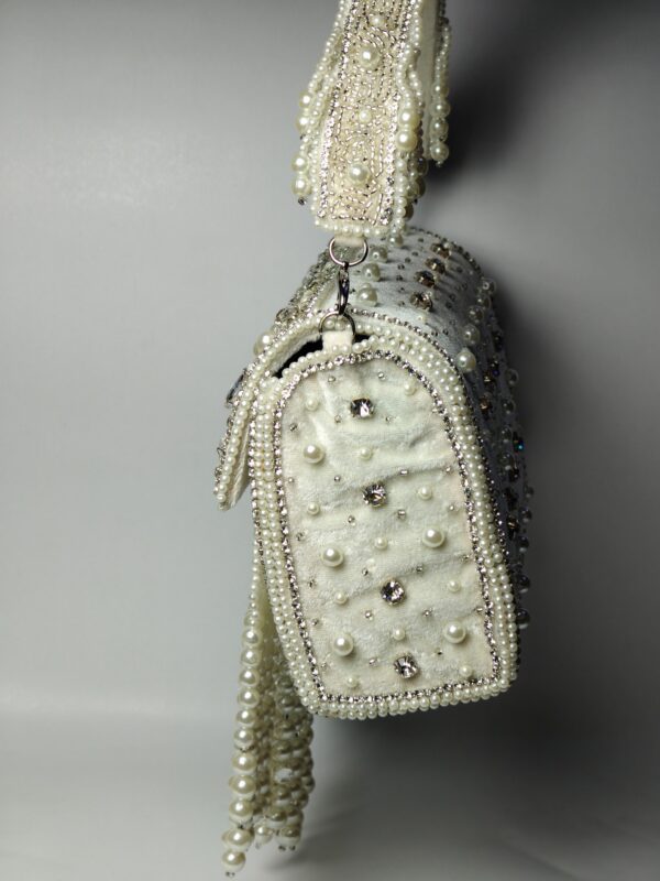 Timeless Embroidered Clutch Bag – Regal Ethnic Charm - Image 4