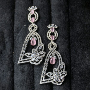 Festive American Diamond Ear Cuffs – Trendy Statement
