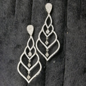 Sparkling American Diamond Earrings – Ethnic Glamour