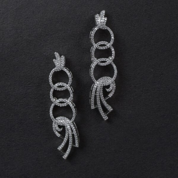 American Diamond Statement Earrings | Ethnic Festive Wear for Women & Girls
