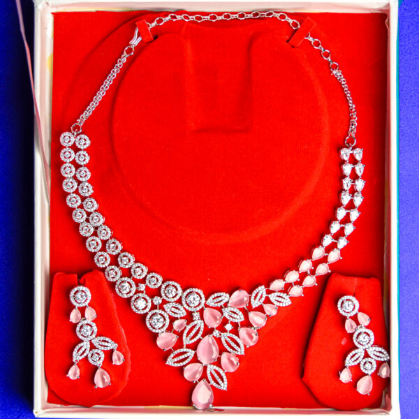 Bridal American Diamond Set for Girls - Image 6