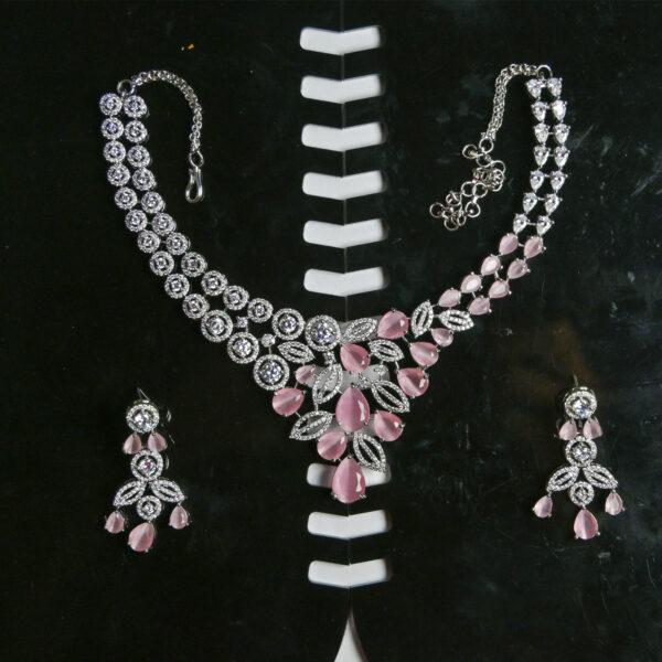 Bridal American Diamond Set for Girls - Image 3