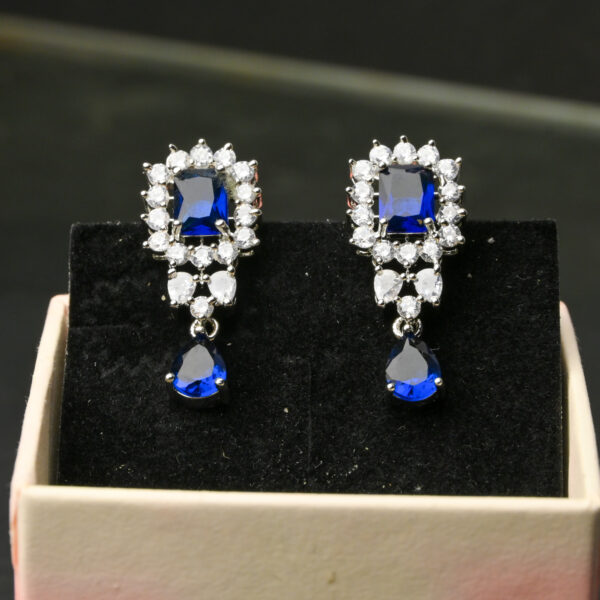 American Diamond Hoop Earrings – Statement Sparkle