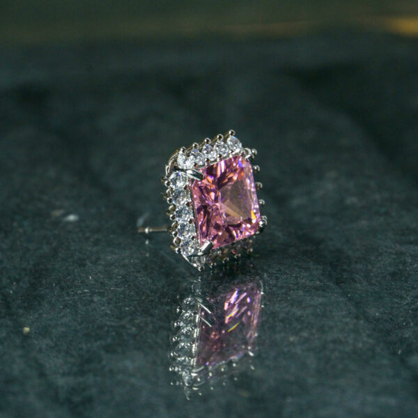 Royal American Diamond Stud Earrings – Everyday Luxury - Image 2