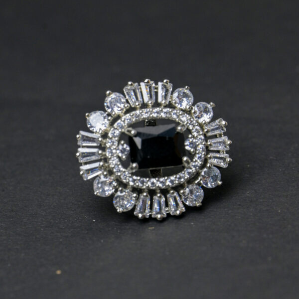 Festive American Diamond Ear Cuffs – Trendy Statement - Image 3