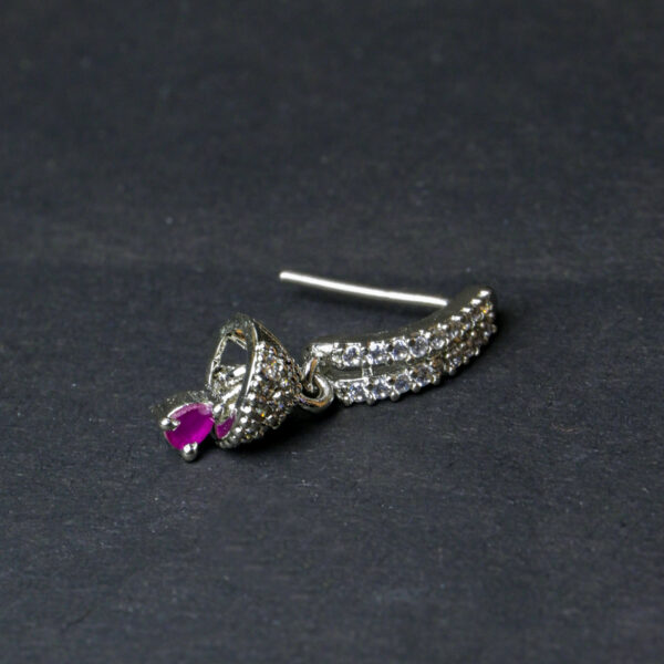 Ethnic American Diamond Earrings – Timeless Sparkle - Image 3
