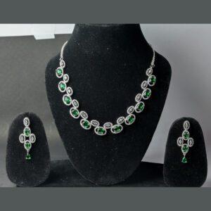 Stylish American Diamond Necklace for Girls & Women