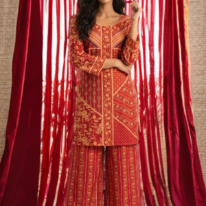 women's floral print kurta co ord set