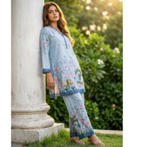 women's floral printed kurta pant set