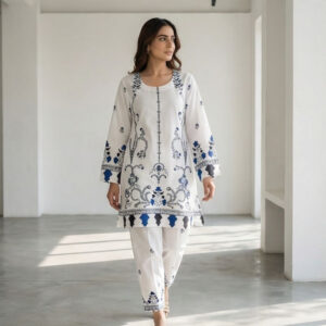 women's rayon blend solid co ord set white